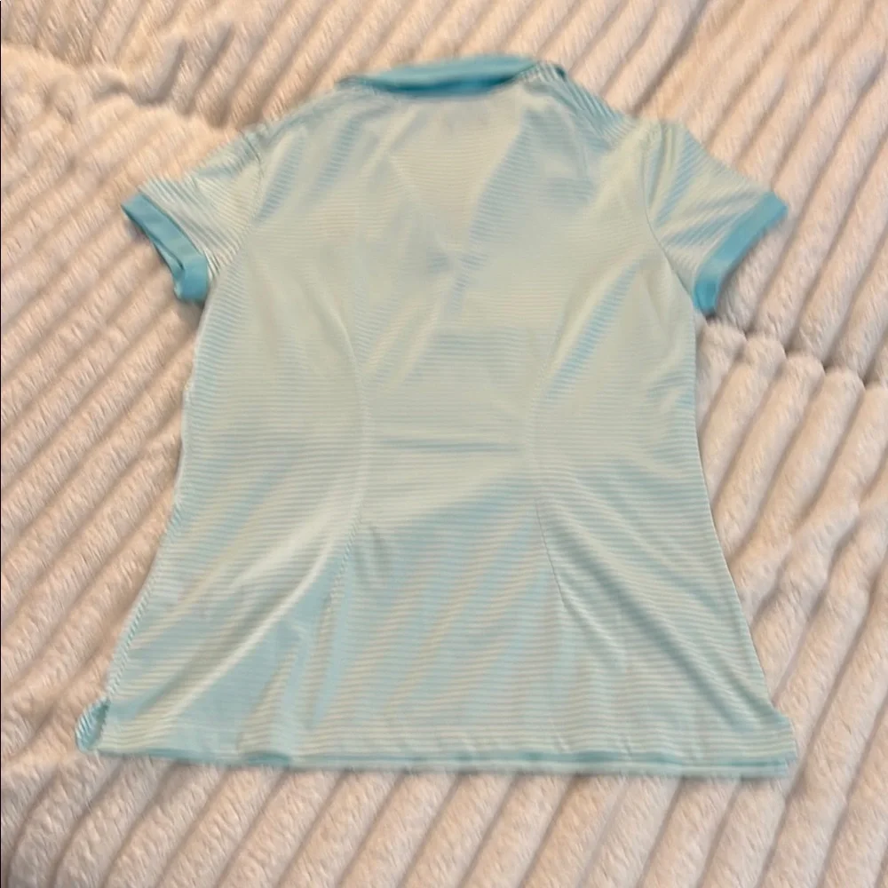 Nike Blue Blouse Moisture-Wicking Athletic Style